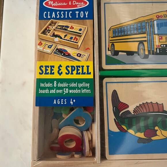 Melissa & Doug Wooden Spelling Boards - Picture 3 of 5